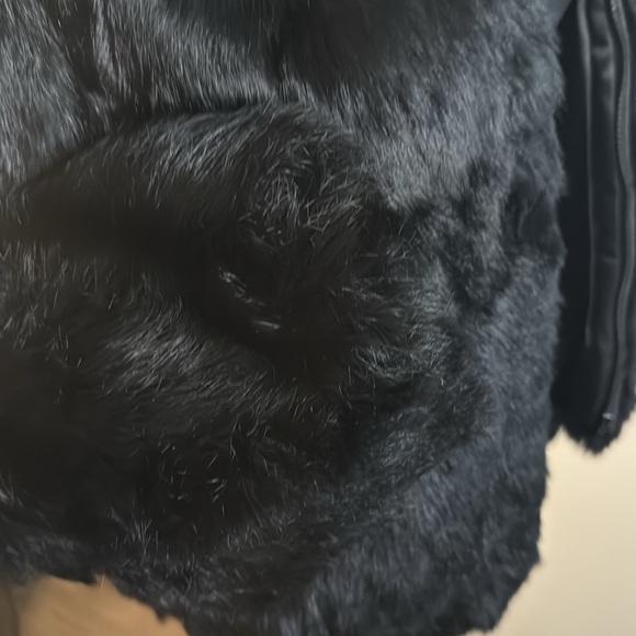 Princess Caravelle Dyed Rabbit Fur Bomber Jacket SZ Youth 14/ Adult XS - Picture 8 of 12